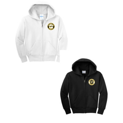 Fiddyment Farms Full Zip Hoodie with Circle Logo Thumbnail